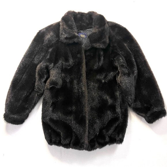 Dennis Basso Dark Brown Faux Fur Jacket - Sz S - Picture 3 of 10